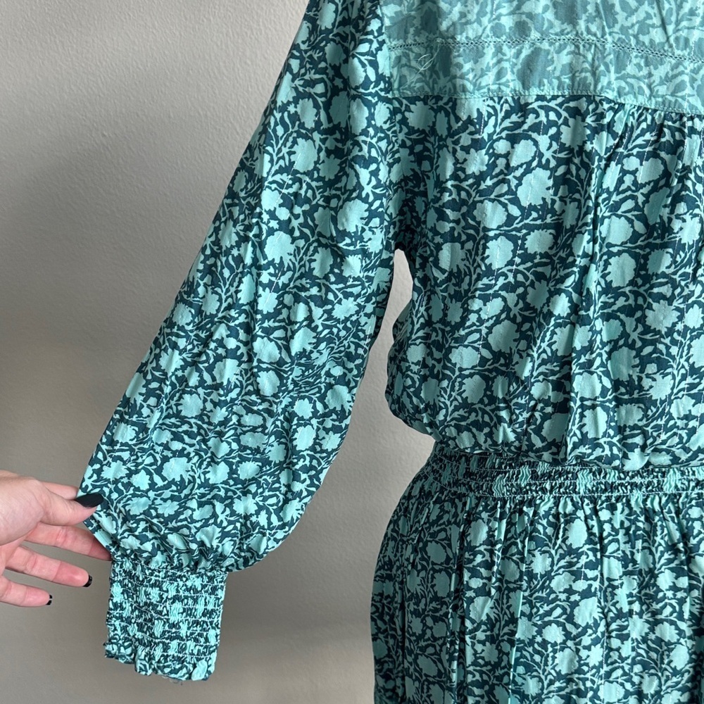 Vineyard Vines Teal Long Sleeve Dress - Picture 8 of 12
